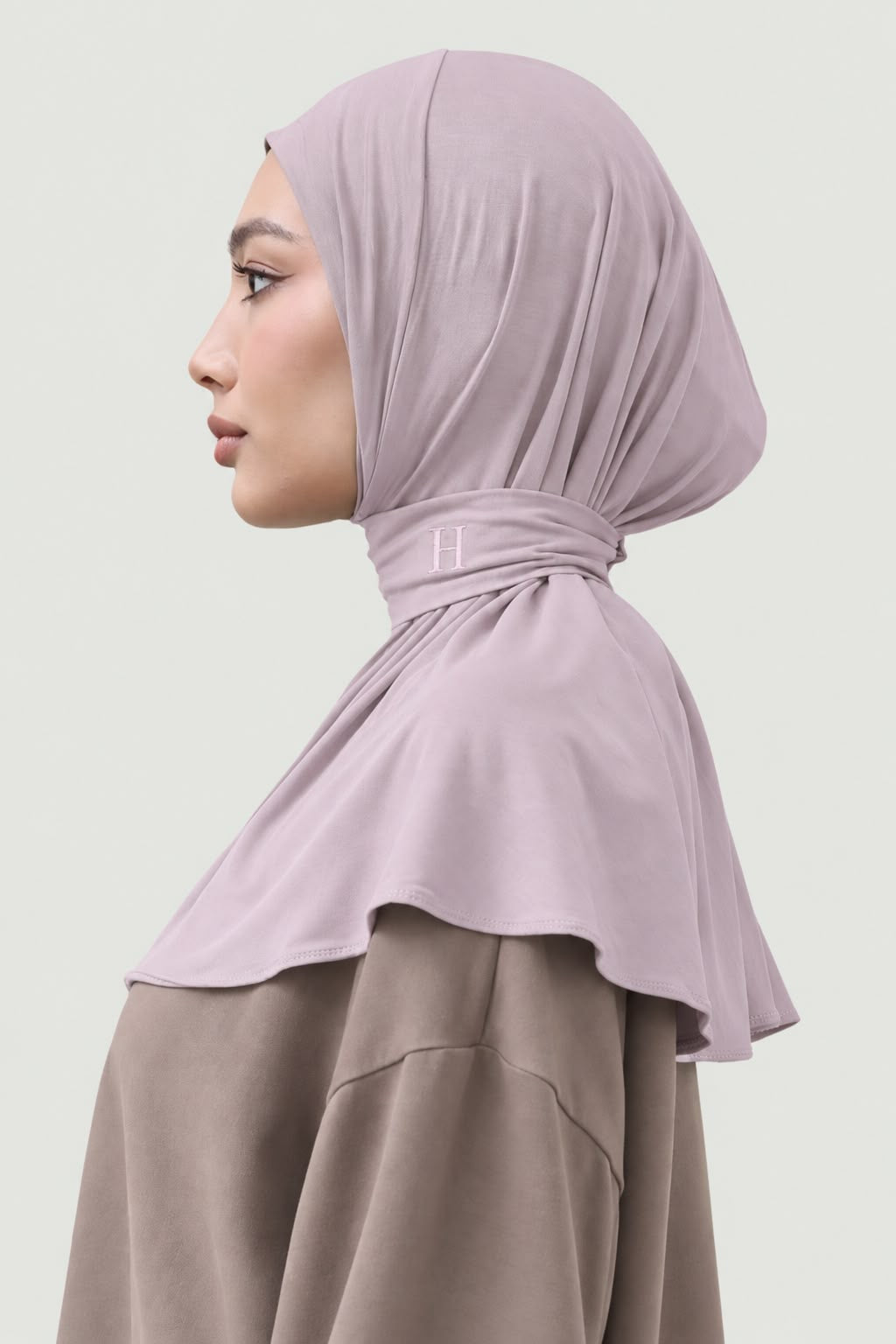 Cagoule bambou Lila poudré