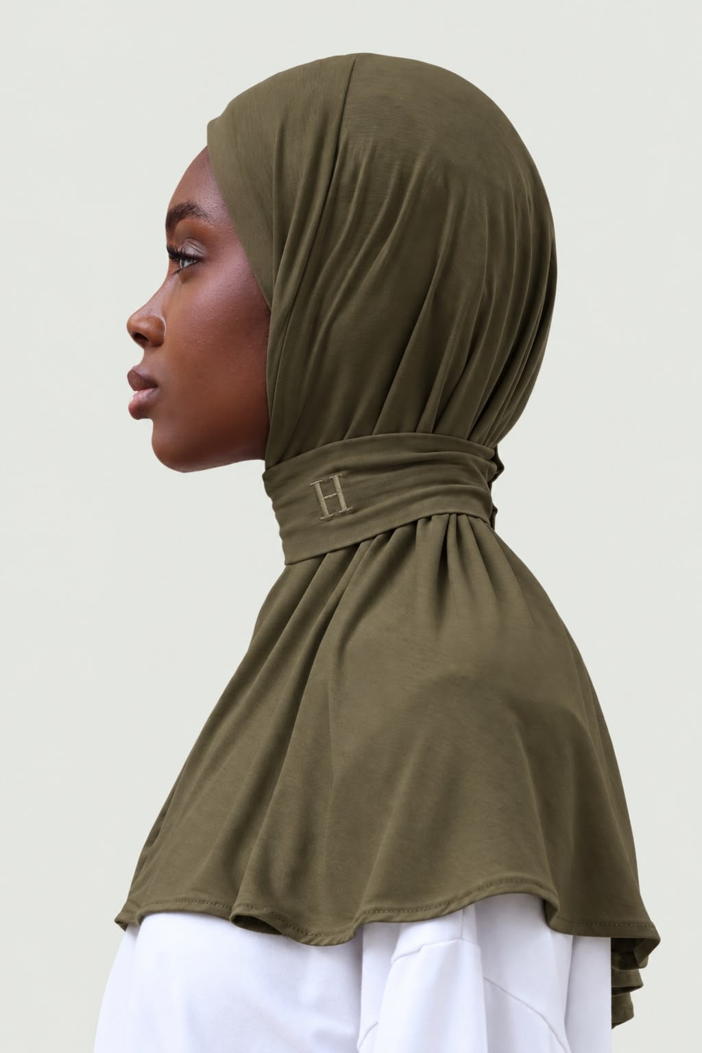 Cagoule bambou olive