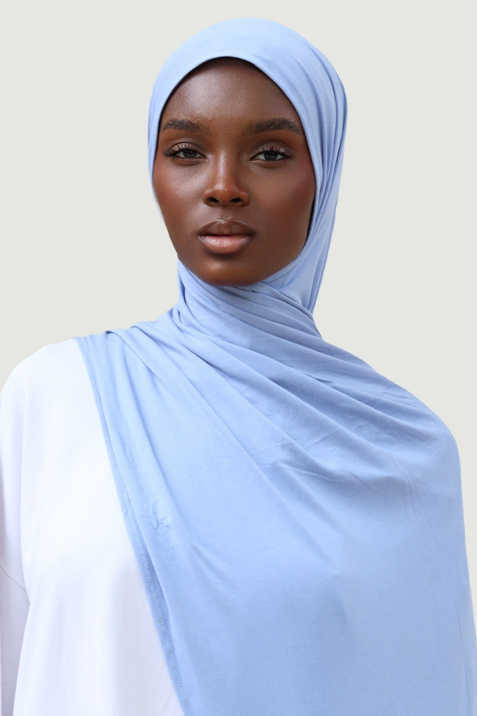 Hijab bambou Baby blue