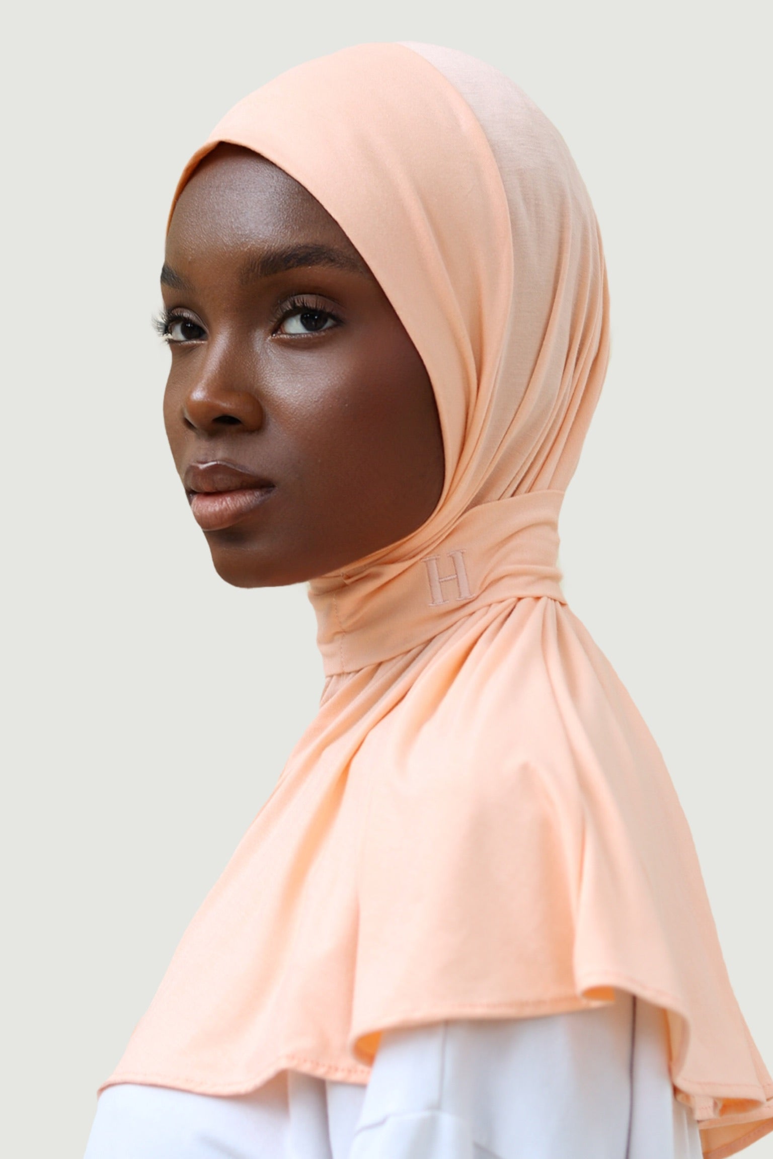 Cagoule Bambou pastel corail