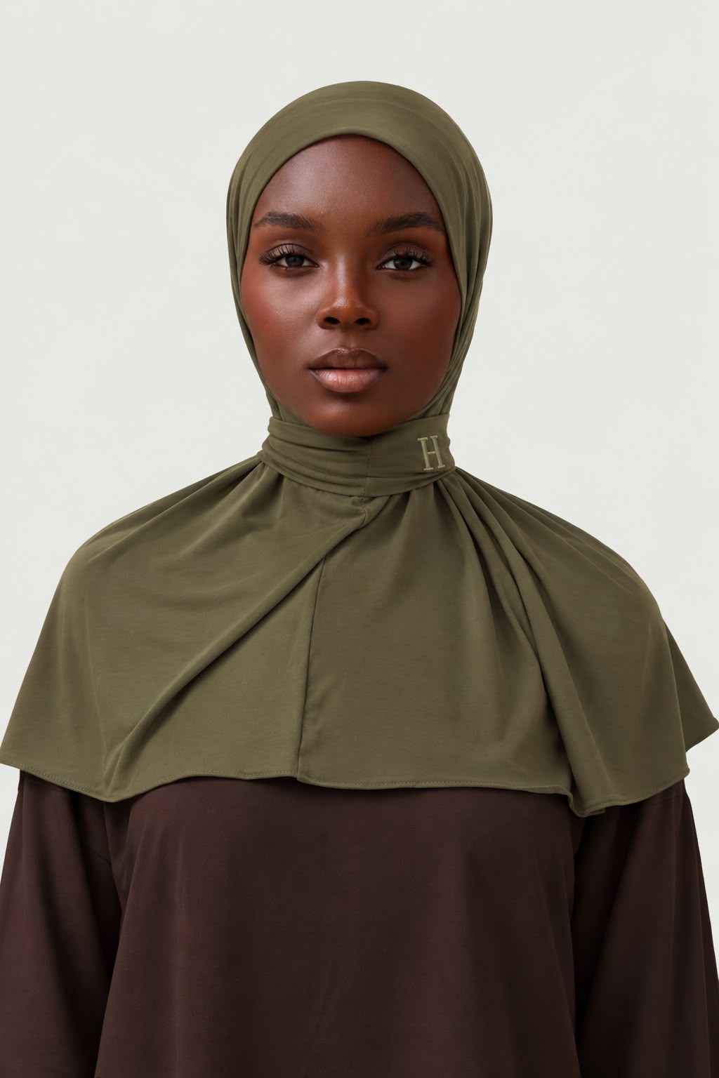 Cagoule bambou olive