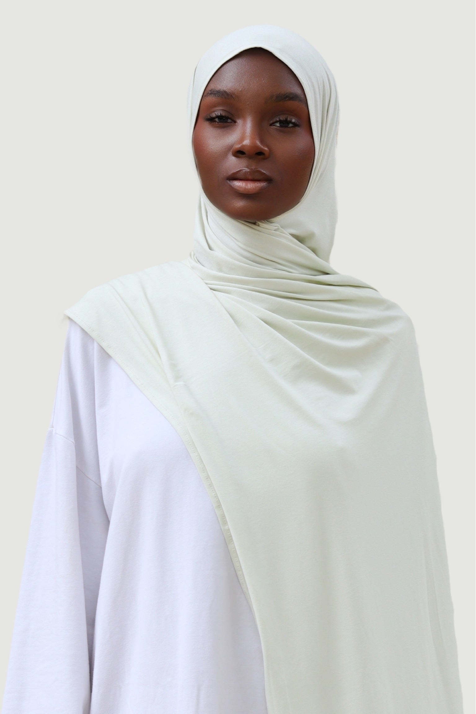 Hijab bambou sauge