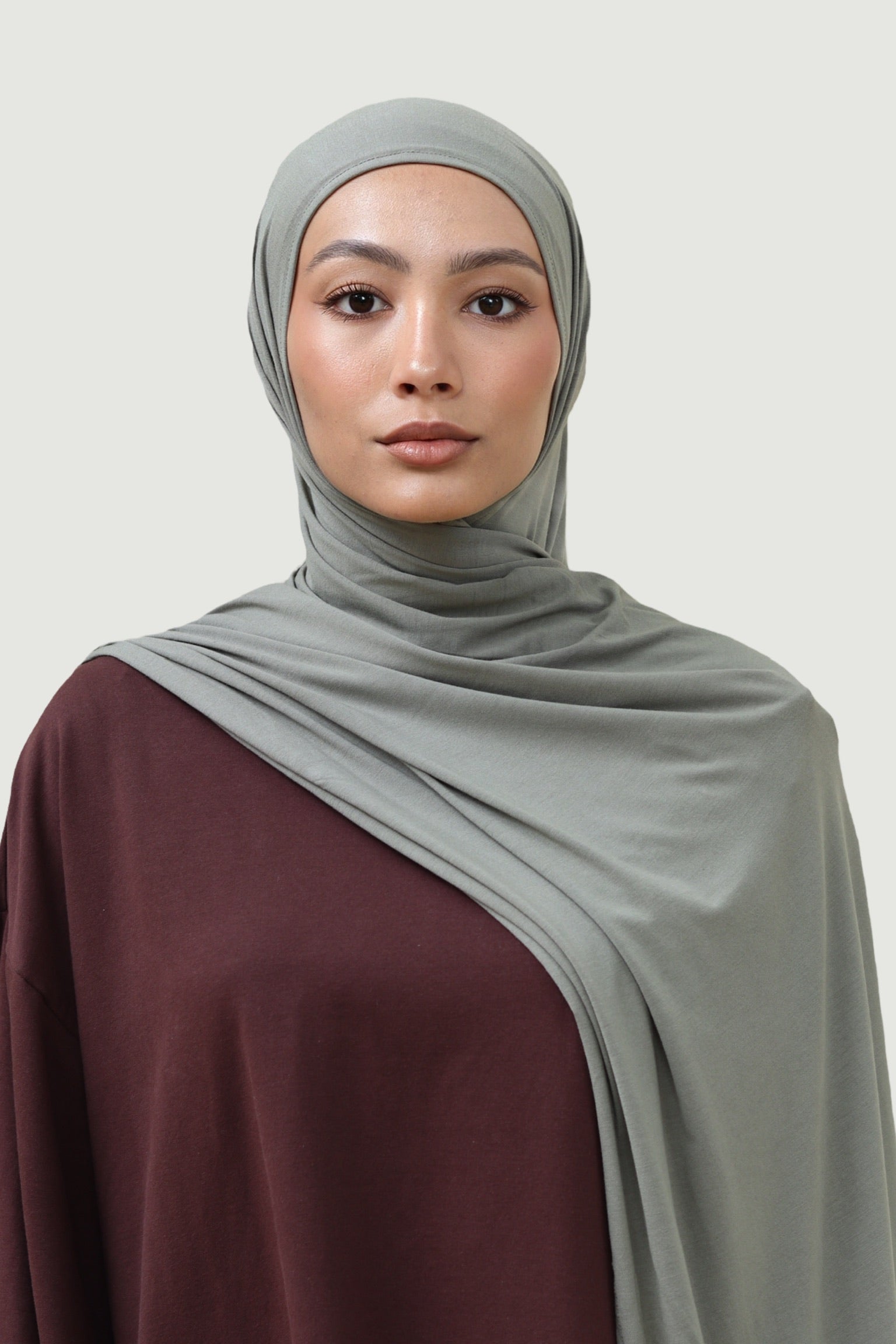 Hijab bambou kaki