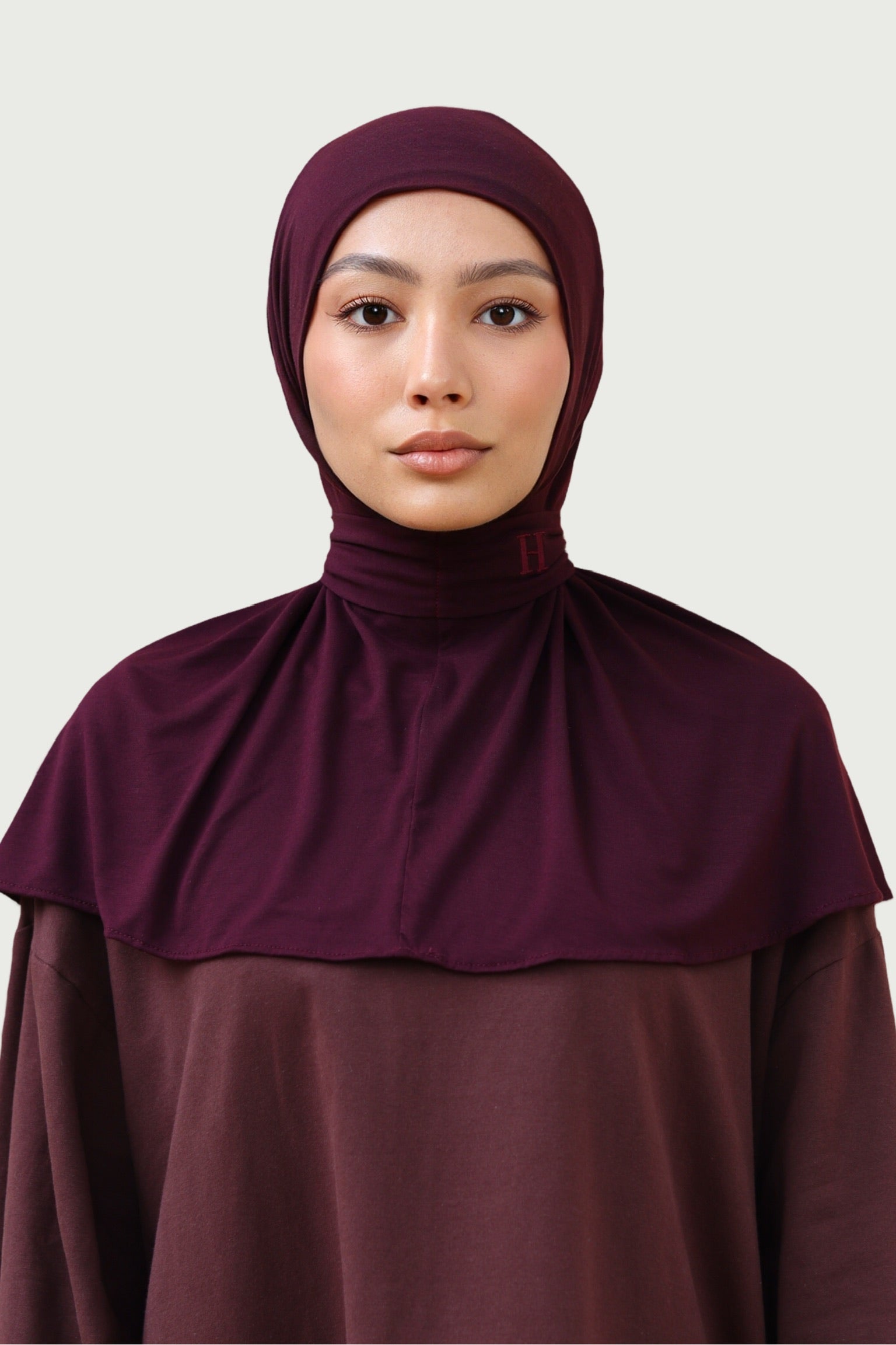 Cagoule Bambou Prune