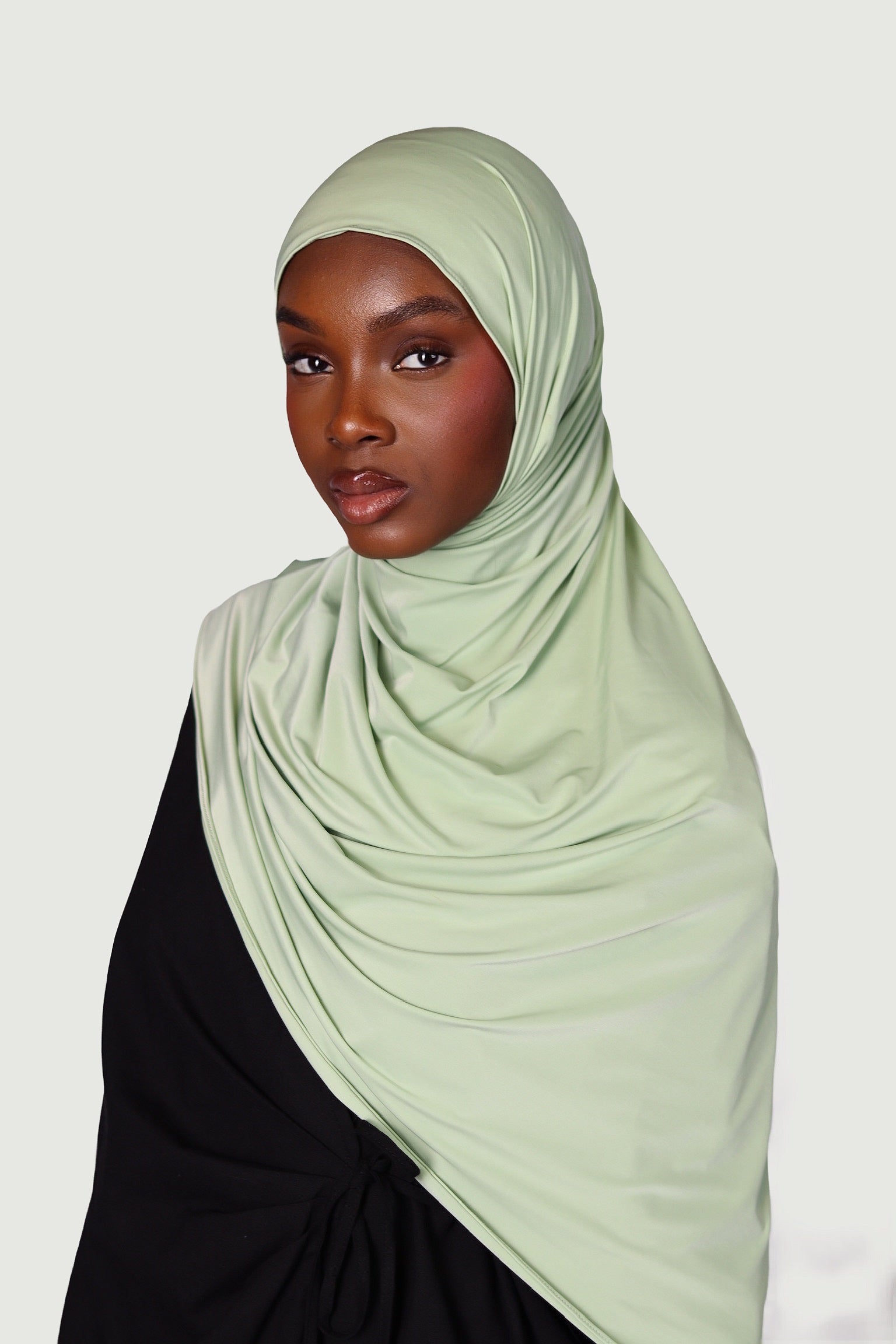 Hijab Liquide Vert Anis