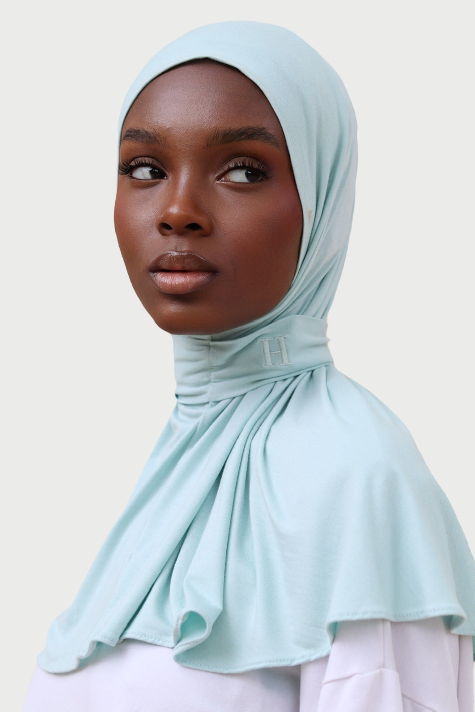 Cagoule Bambou bleu pastel