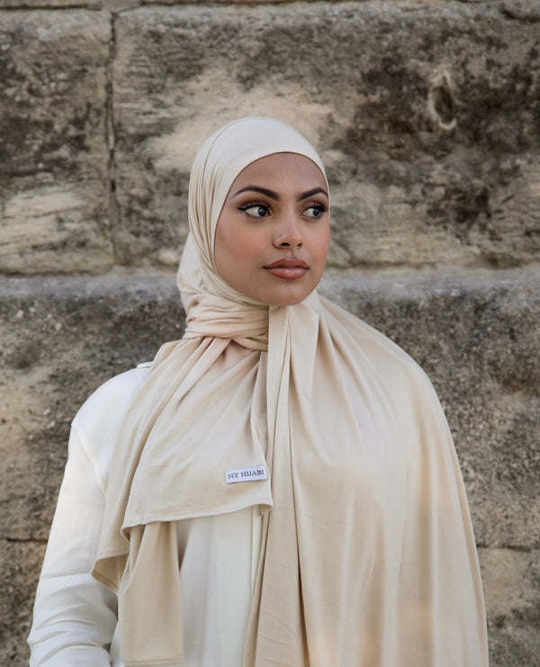 bamboo jersey beige