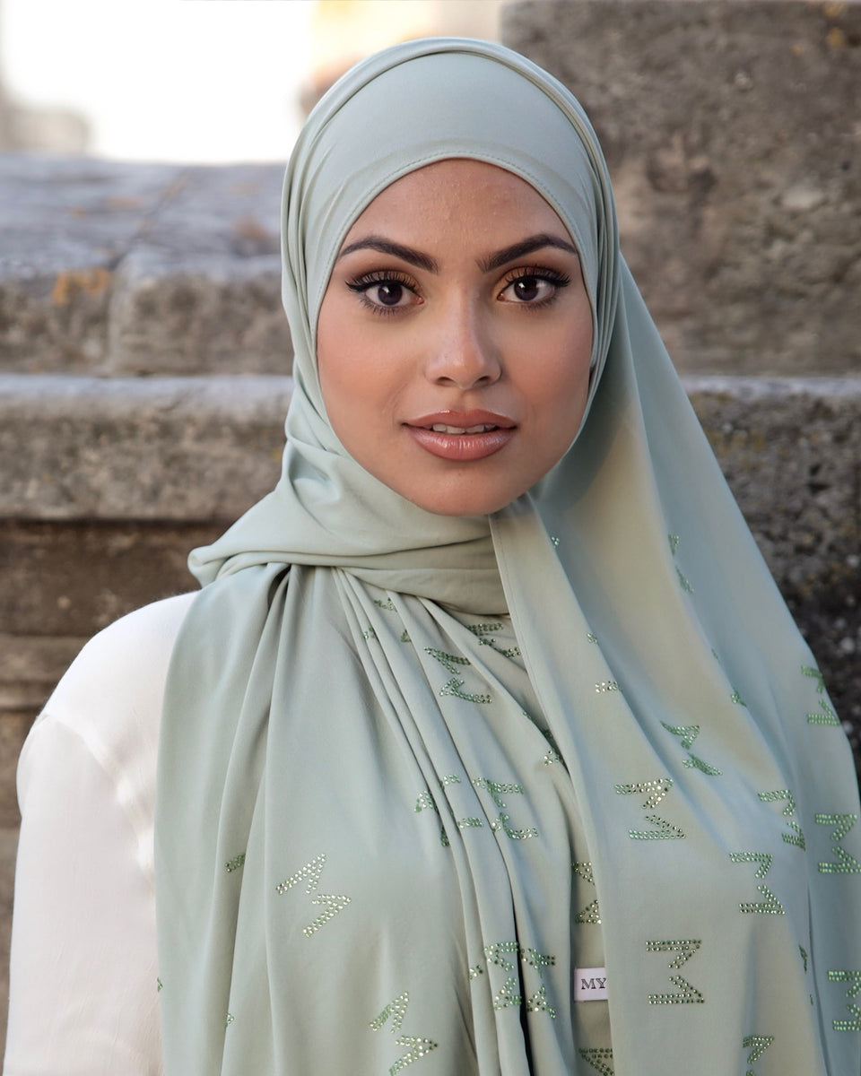 Signature M vert sauvage