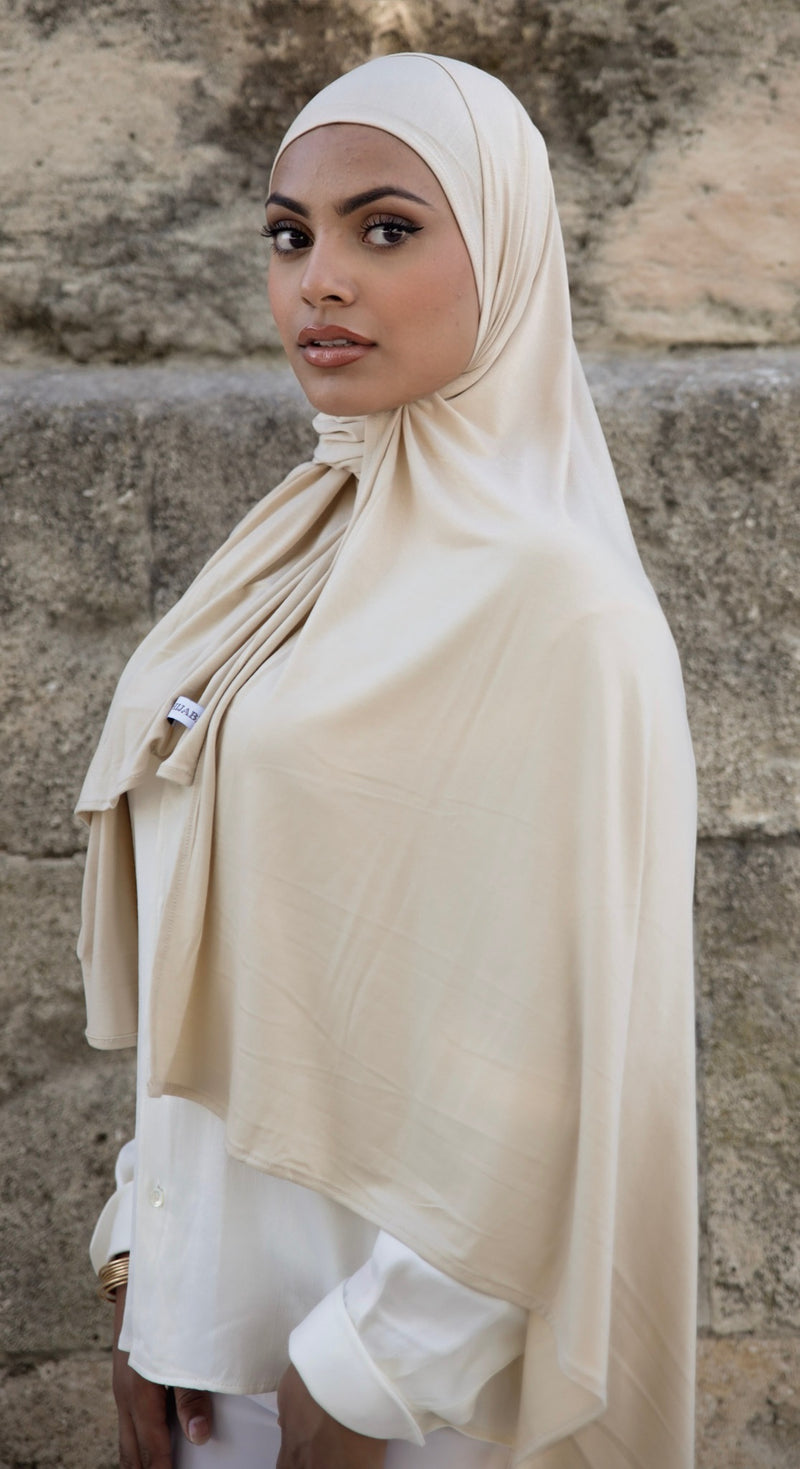 bamboo jersey beige