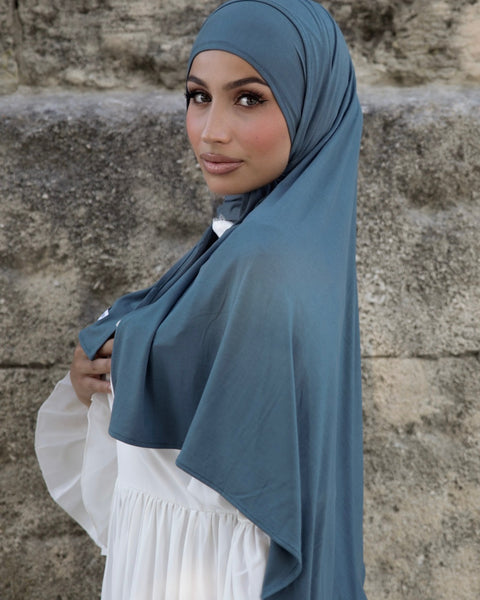 bamboo jersey petrol blue