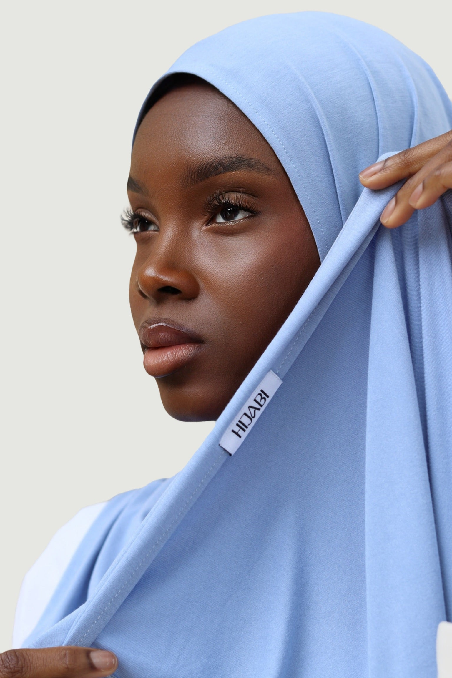 Hijab  bambou Baby blue