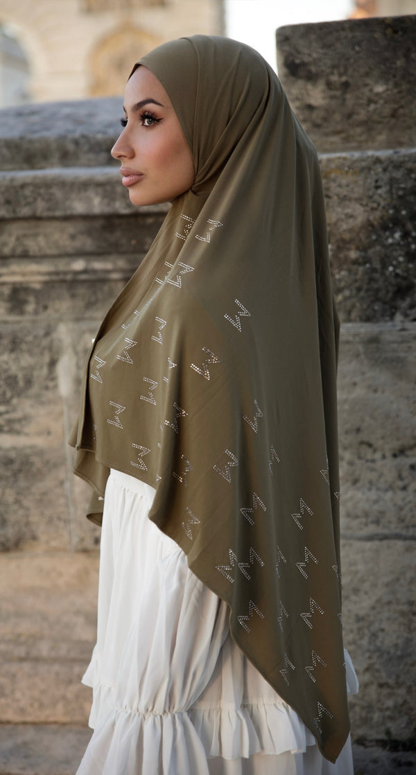 premium M Jersey vert olive