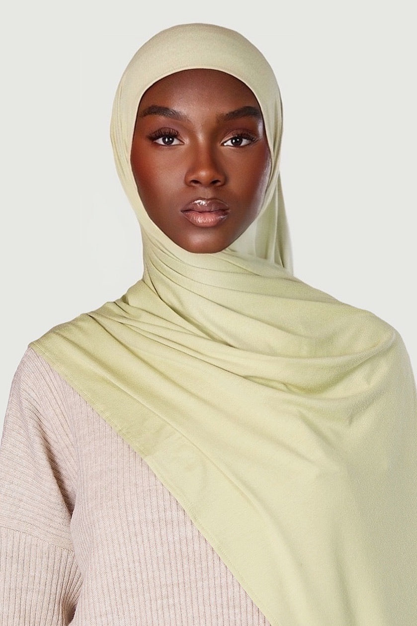 Hijab  bambou anis