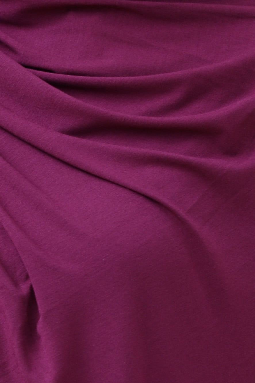 Hijab  bambou prune