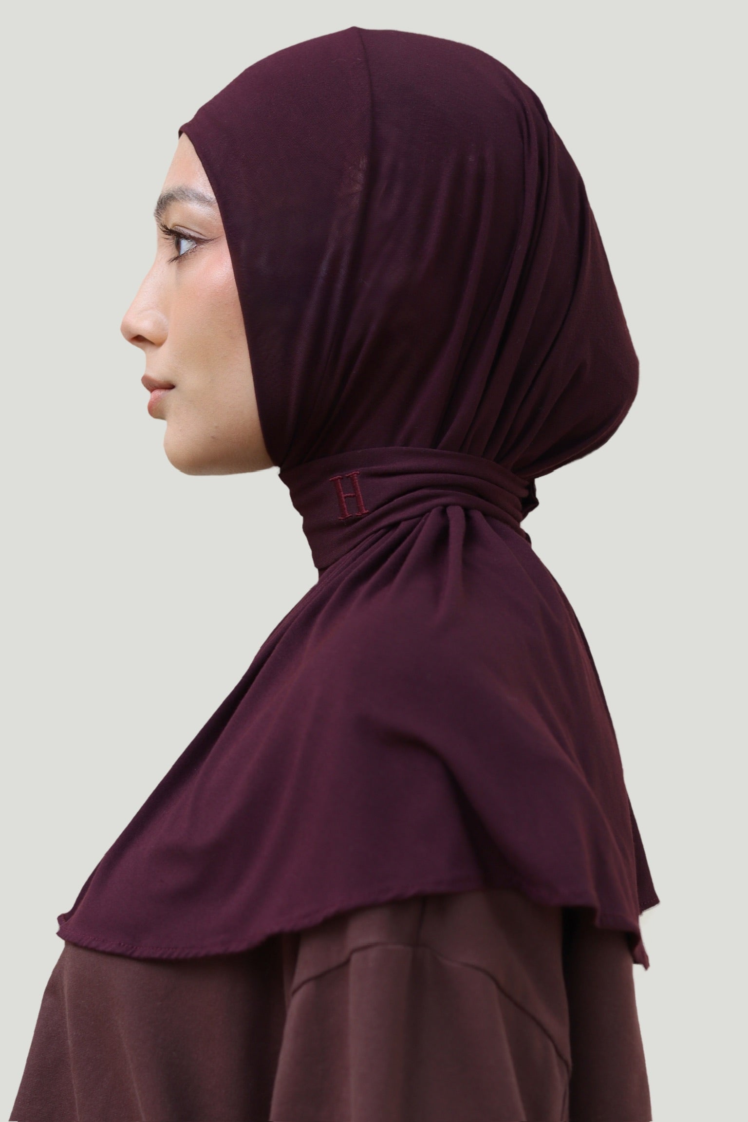 Cagoule Bambou Prune